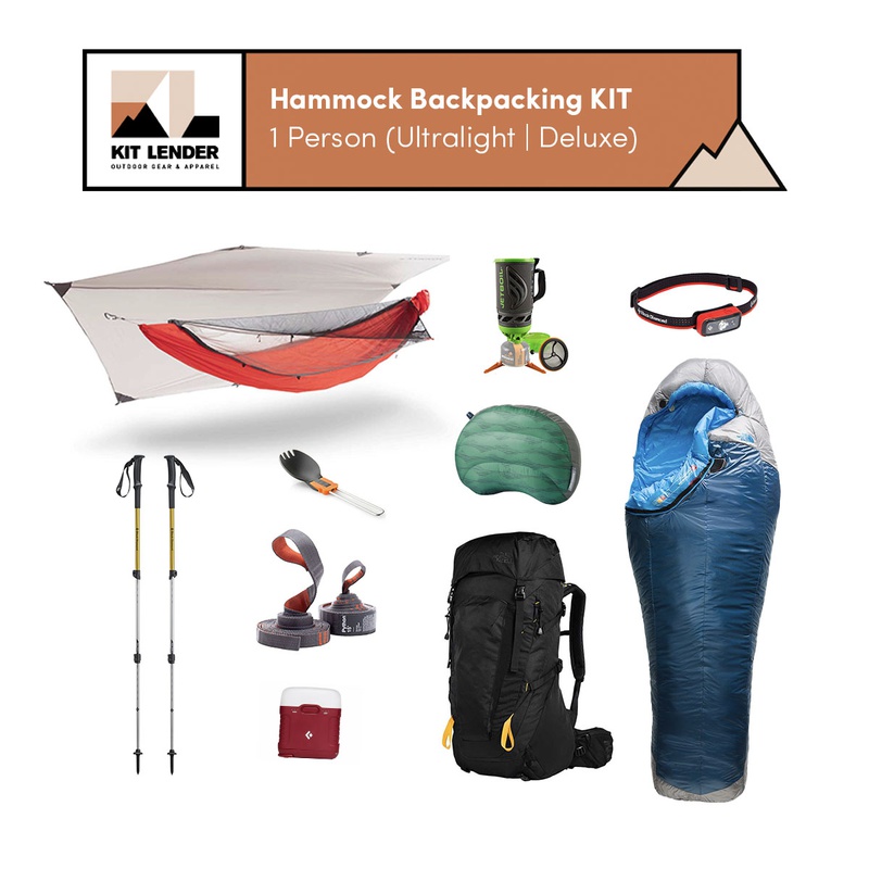 Hammock Backpacking KIT - 1 Person (Ultralight | Deluxe)