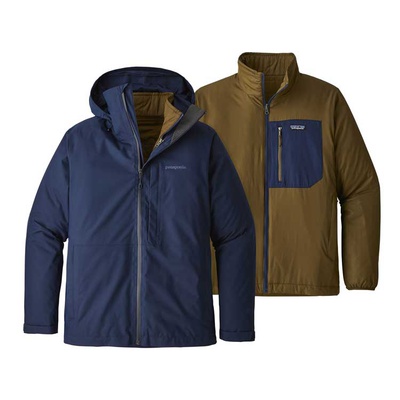 [Complete Outerwear KIT] - Mens - Patagonia (Navy | 3-in-1 | Snowshot)