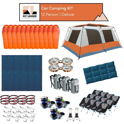 [Car Camping KIT] - 12 Person (Deluxe)