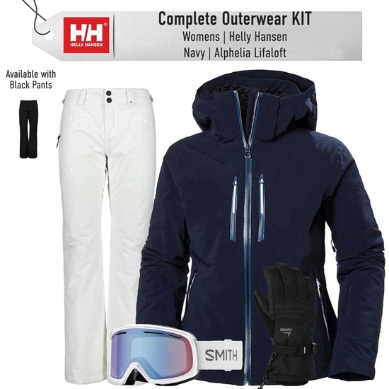 ** REMOVED S24 ** [Complete Outerwear KIT] - Womens - Helly Hansen (Navy | Alphelia Lifaloft)