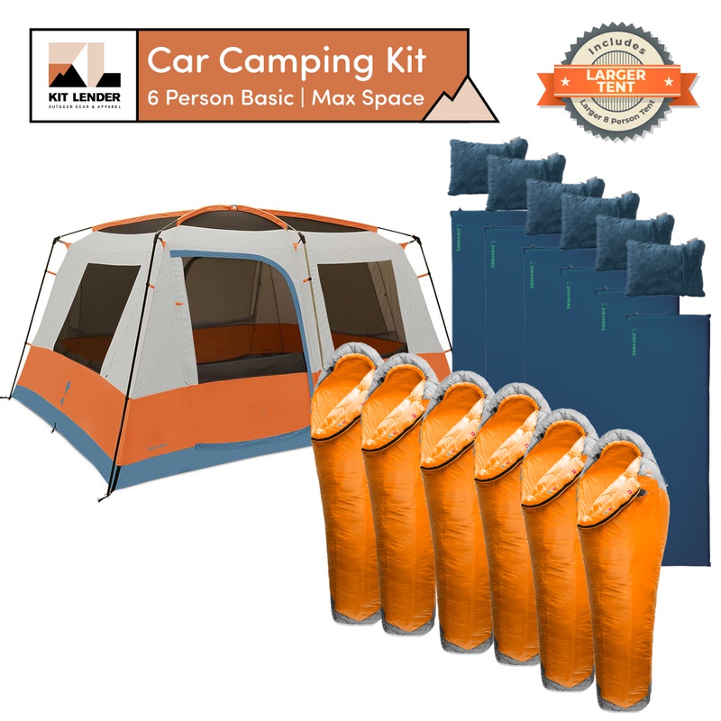 [Car Camping KIT] - 6 Person (Basic | Max Space)