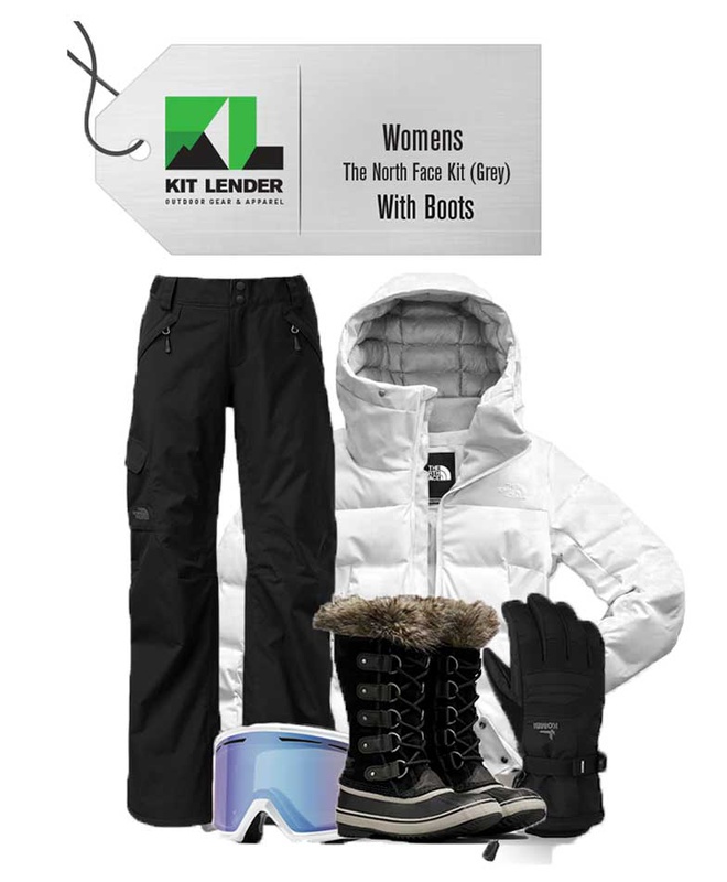 [Complete Outerwear with Boots KIT] - Womens - The North Face (Tin Grey | Performance Down | Cirque)