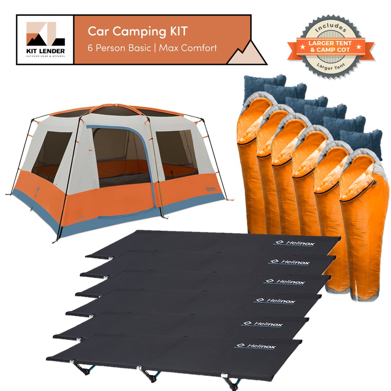 [Car Camping KIT] - 6 Person (Basic | Max Comfort)