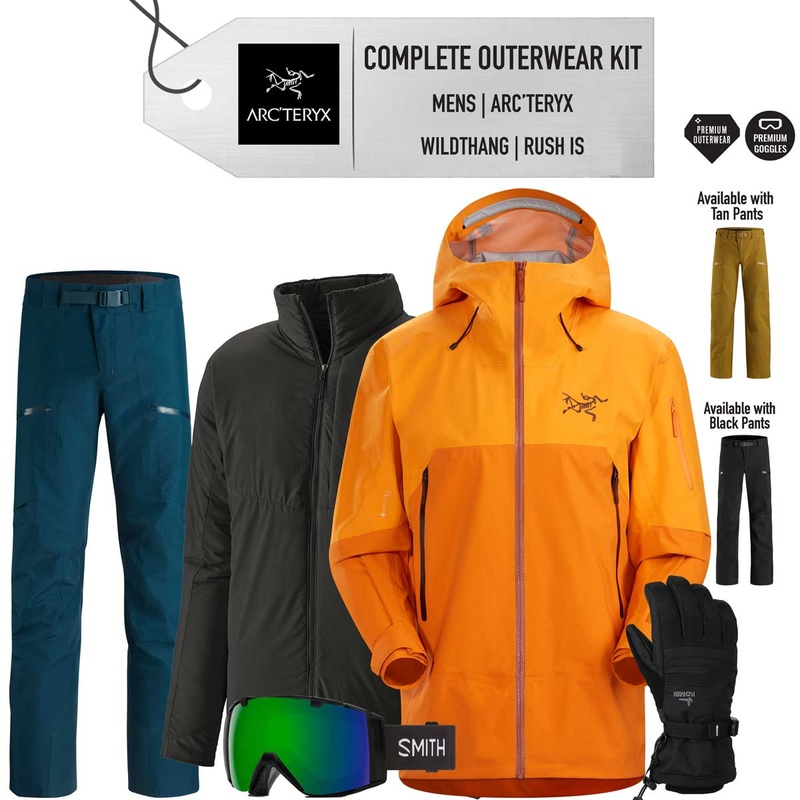 **SOLD** [Complete Outerwear KIT] - Mens - Arc'Teryx (Wildthang Orange | Gore-Tex | Rush IS)