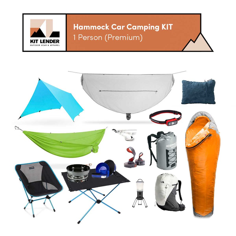 Hammock Car Camping KIT - 1 Person (Premium)