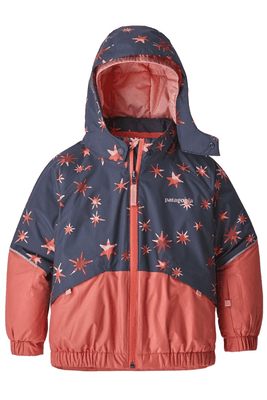 [Complete Outerwear KIT] - Toddler Girls - Patagonia (Blue w/ Pink Stars | Snow Pile)