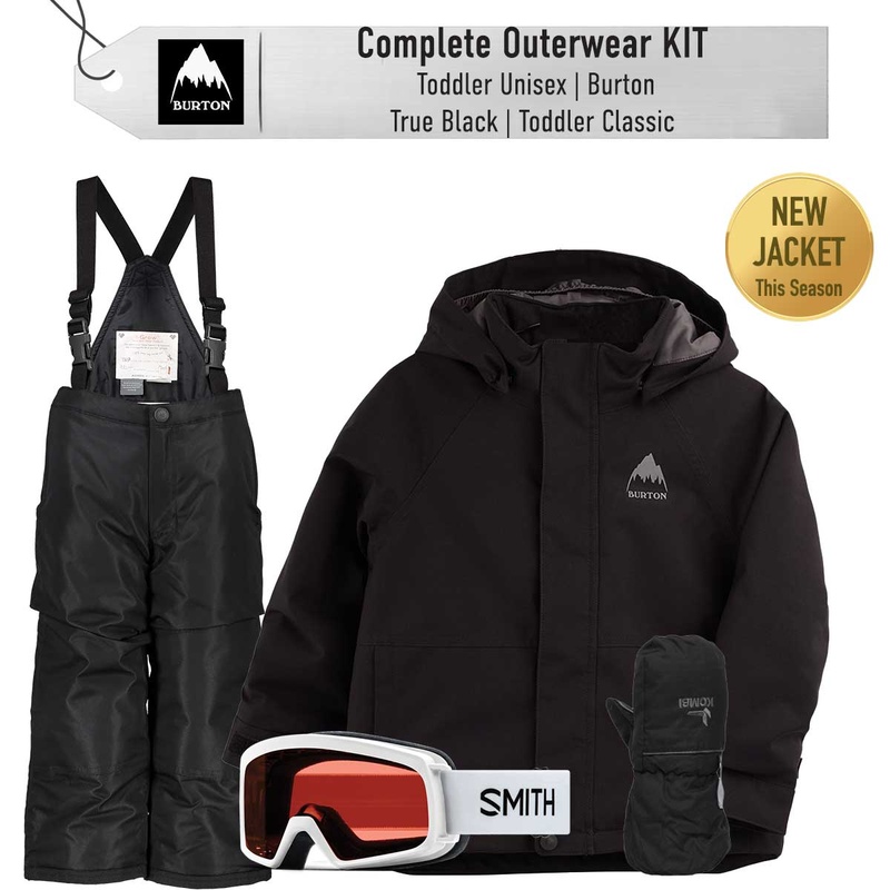 [Complete Outerwear KIT] - Toddler Unisex - Burton (True Black | Classic)