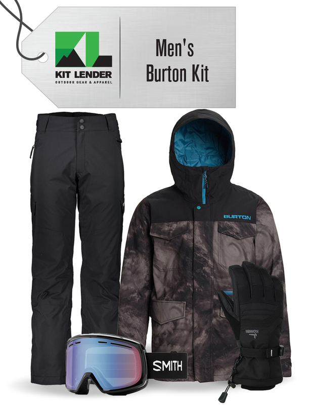 [Complete Outerwear KIT] - Mens - Burton (Black / Camo | Covert)