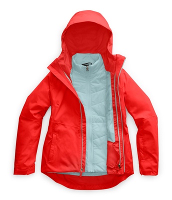 [Complete Outerwear with Boots KIT] - Womens - The North Face (Red | 3-in-1)