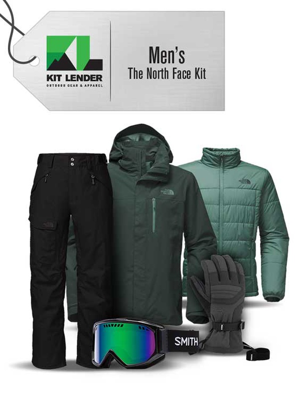 [Complete Outerwear KIT] - Mens - The North Face (Green | 3-in-1 | Clement Triclimate)