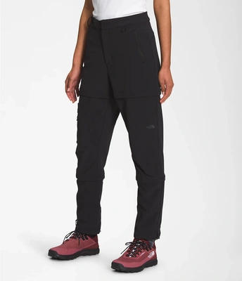 [Hiking Pants] - Womens - The North Face (Black | Zip-off | Bridgeway)