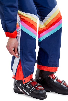 [Complete Outerwear KIT] - Mens - Tipsy Elves (Blue | One-Piece | Santa Fe Shredder)