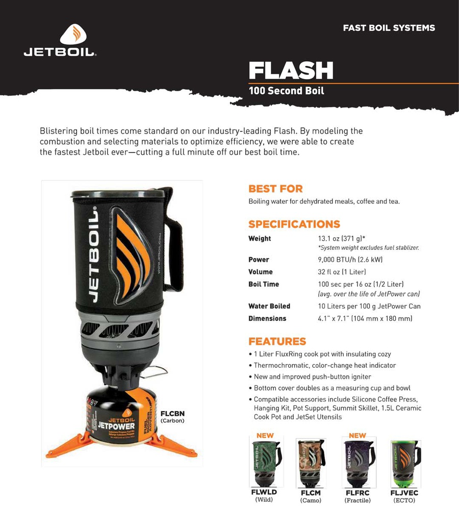 [Stove] - JetBoil (Flash | W/ Java Kit)