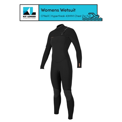 [Wetsuit] - Womens - O'Neill (Hyperfreak 4/3MM Chest Zip Full)