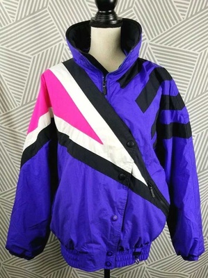 REMOVED S24 Vintage Jacket Womens Tyrolia Pink Purple 90s Ski Jacket Medium Kit Lender Simple Ski and Snowboard Clothing Rentals for Your Next Trip