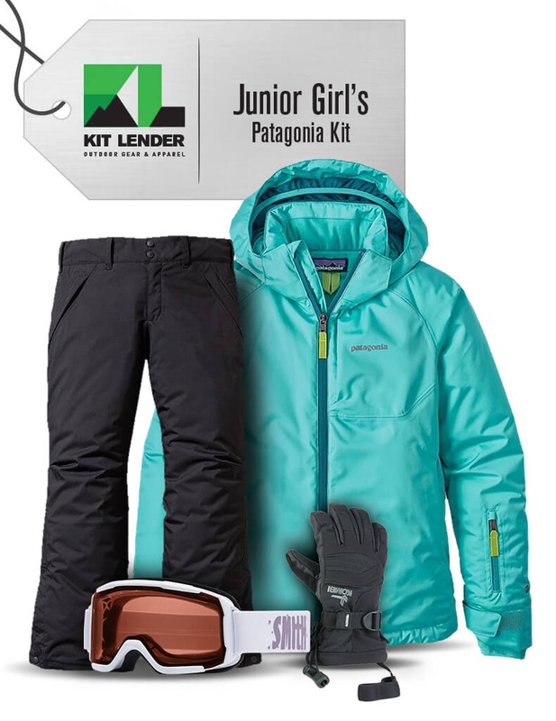 [Complete Outerwear KIT] - Jr Girls - Patagonia (Turquoise Blue | Snowbelle)