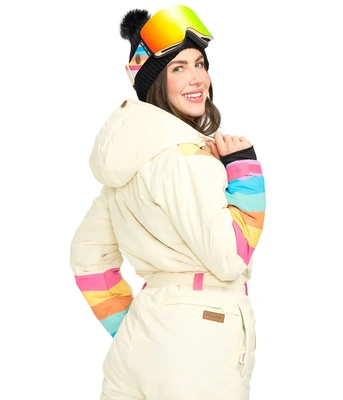 [Complete Outerwear KIT] - Womens - Tipsy Elves (Retro White | Rainbow)