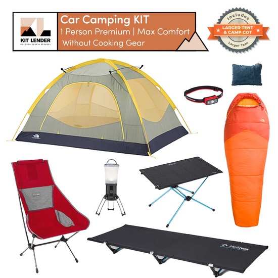 [Car Camping KIT] - 1 Person (Premium | Max Comfort | No Cooking Gear)