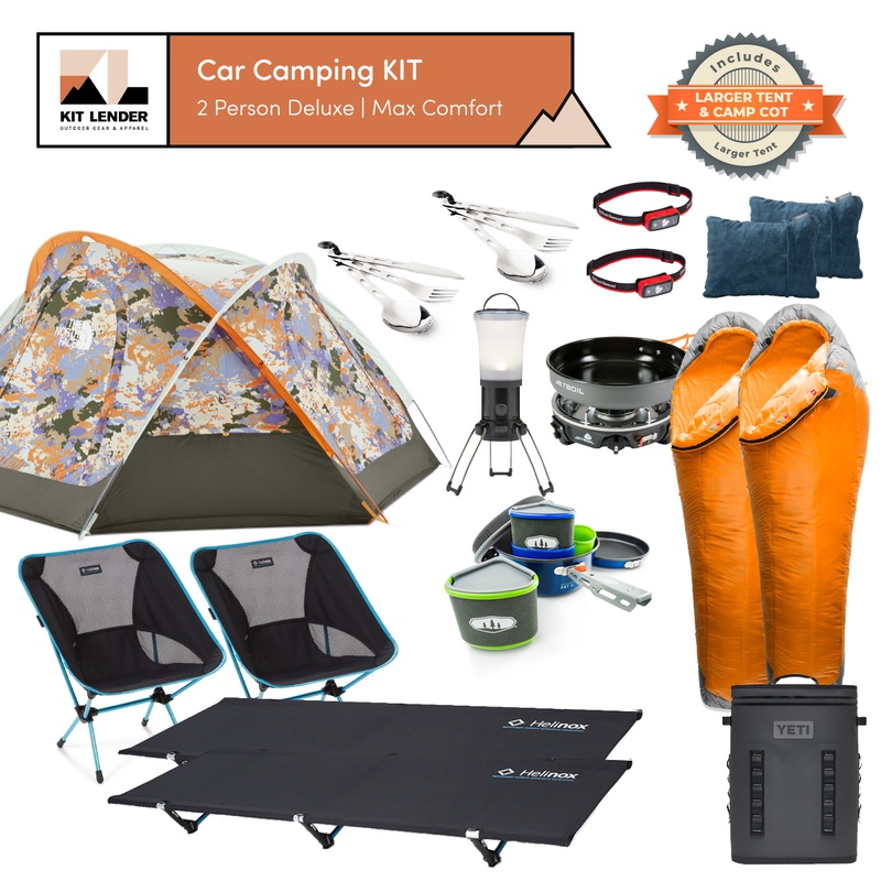 Car Camping KIT] - 2 Person (Deluxe, Max Comfort)