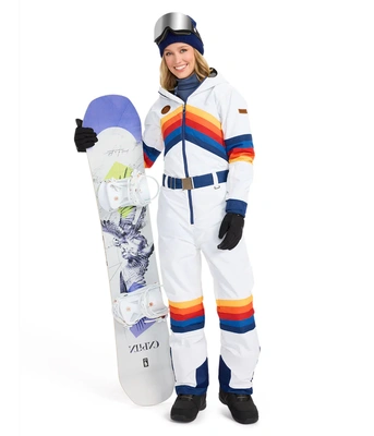 [Complete Outerwear with Boots KIT] - Womens - Tipsy Elves (White | One-Piece | Colorpop)