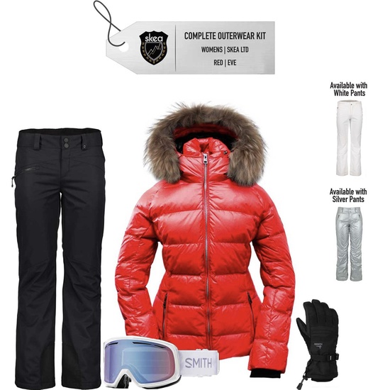 [Complete Outerwear KIT] - Womens - Skea (Red | Fur Hood | Eve Parka)
