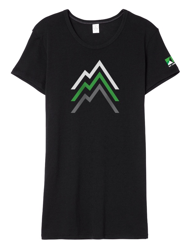 [T-Shirt] - Womens - Kit Lender (3 Peaks Logo | Black)