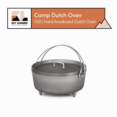 [Camp Dutch Oven] - GSI (Hard Anodozed Dutch Oven)
