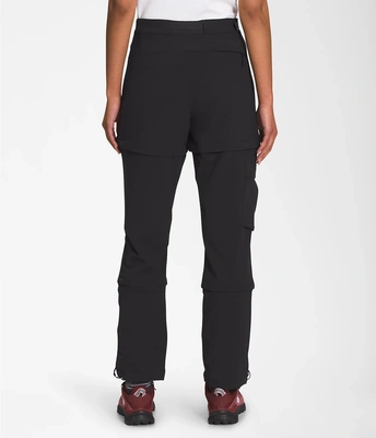 [Hiking Pants] - Womens - The North Face (Black | Zip-off | Bridgeway)