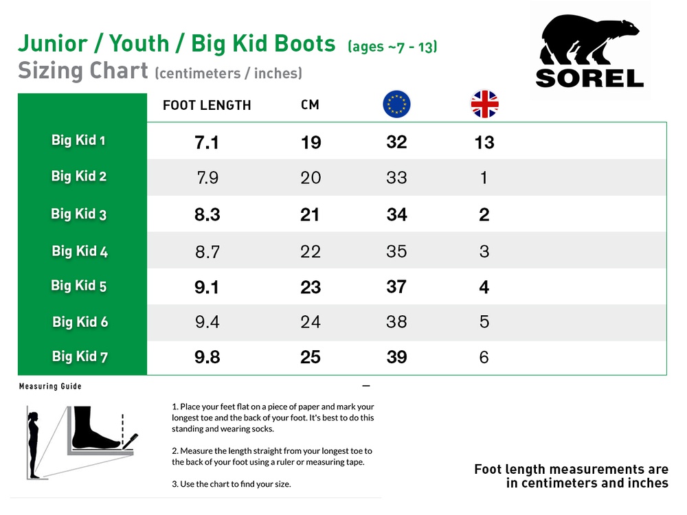 [Boots] - Sorel - Junior / Youth / Big Kid (ages ~7 - 13) Unisex