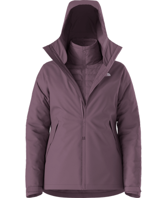 [Complete Outerwear with Boots KIT] - Womens - The North Face (Midnight Purple | 3-in-1 | Carto Triclimate)