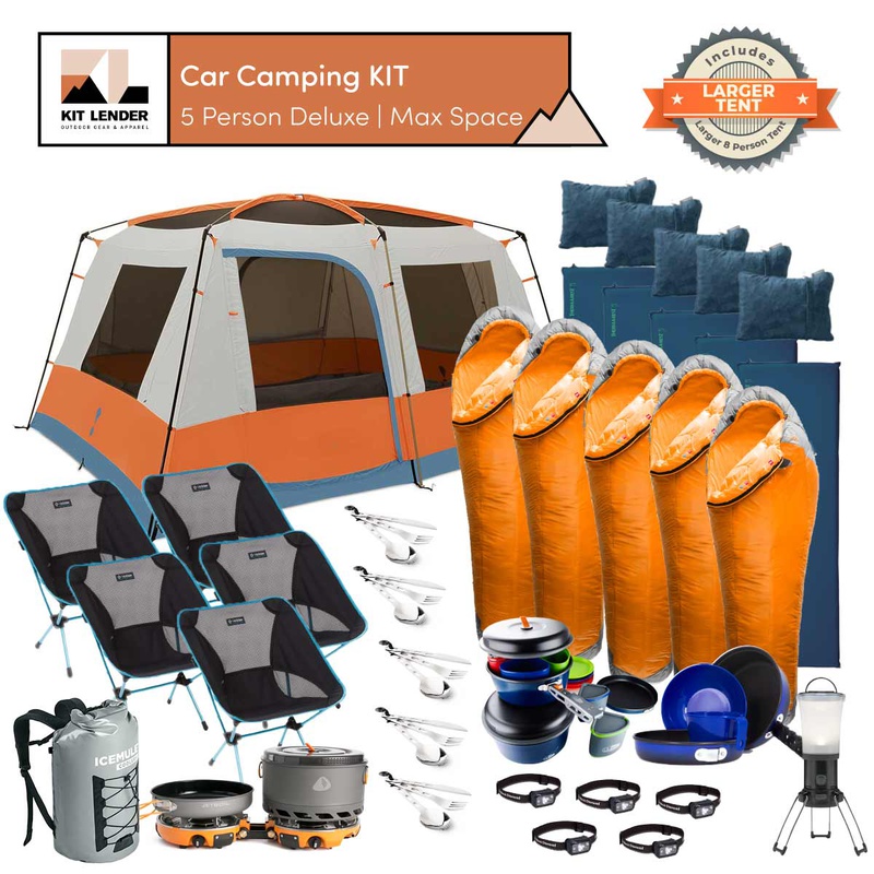 [Car Camping KIT] - 5 Person (Deluxe | Max Space)