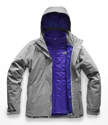 [Complete Outerwear with Boots KIT] - Womens - The North Face (Grey | 3-in-1)