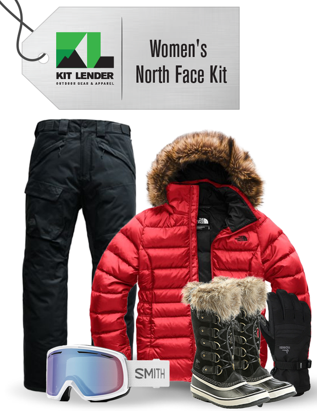 [Complete Outerwear with Boots KIT] - Womens - The North Face (Red With Fur | Gotham II)