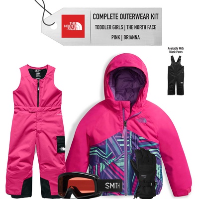 [Complete Outerwear KIT] - Toddler Girls - The North Face (Pink | Brianna)