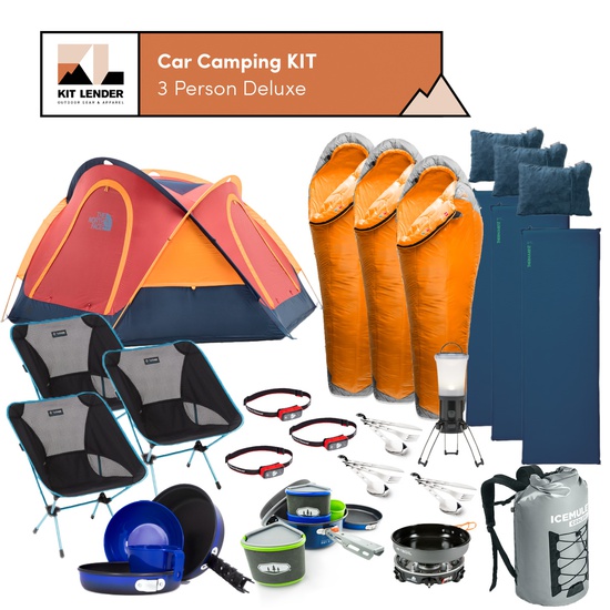 Car Camping KIT] - 3 Person (Deluxe, Max Space)