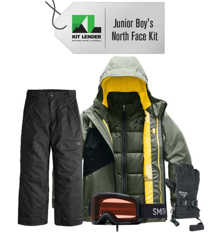[Complete Outerwear KIT] - Jr Boys - The North Face (Taupe Green | 3-in-1 | Clement Triclimate)
