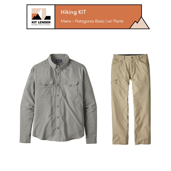 **REMOVED**[Hiking KIT] - Mens - Patagonia (Basic | w/ Pants)