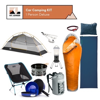 Hiking and Backpacking rental package - One person, Complete, Kit