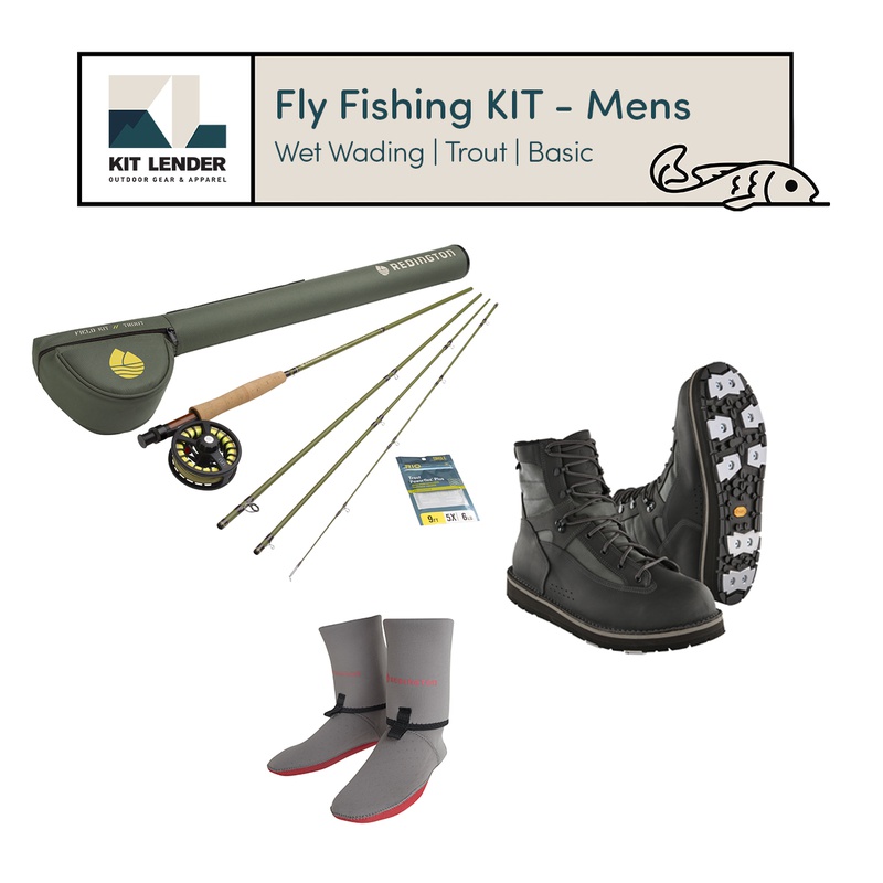 Fly Fishing KIT] - Mens - (Wet Wading, Trout, Basic)