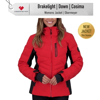 [Complete Outerwear with Boots KIT] - Womens - Obermeyer (Brakelight Red | Cosima Down)