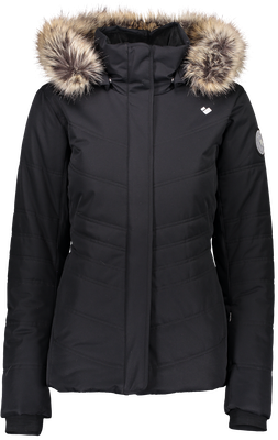 [Complete Outerwear with Boots KIT] - Womens - Obermeyer (Black | Fur Hood | Bombshell)