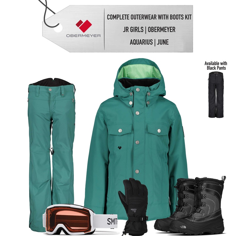 [Complete Outerwear with Boots KIT] - Jr Girls - Obermeyer (Aquarius | June)