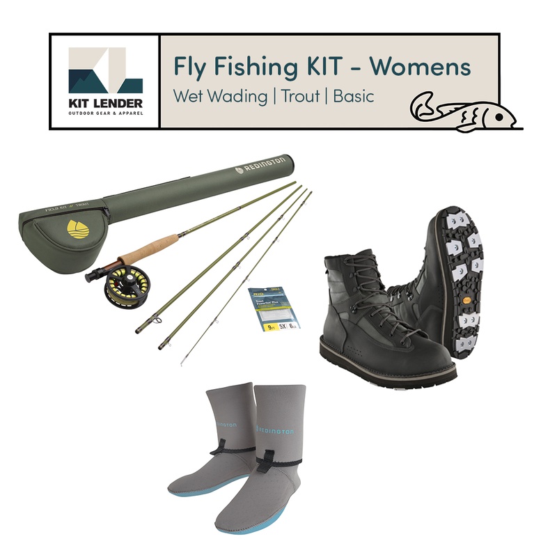 Fly Fishing KIT] - Womens - (Wet Wading, Trout, Basic)