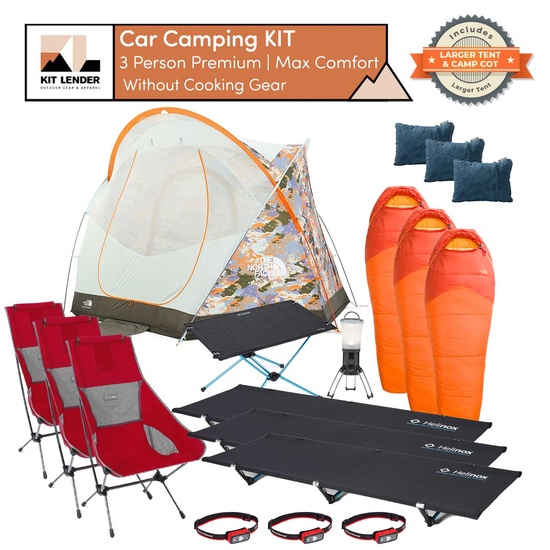 [Car Camping KIT] - 3 Person (Premium | Max Comfort | No Cooking Gear)
