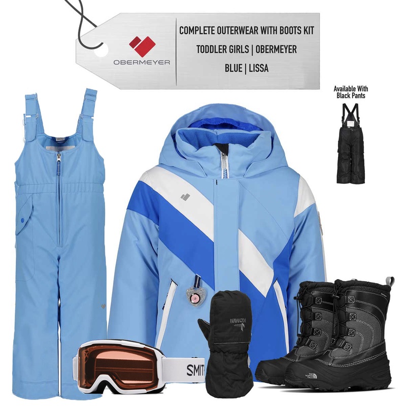 [Complete Outerwear with Boots KIT] - Toddler Girls - Obermeyer (Blue | Lissa)