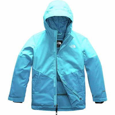 [Complete Outerwear with Boots KIT] - Jr Girls - The North Face (Turquoise | Brianna)