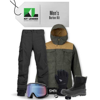 [Complete Outerwear with Boots KIT] - Mens - Burton (Green | Covert)