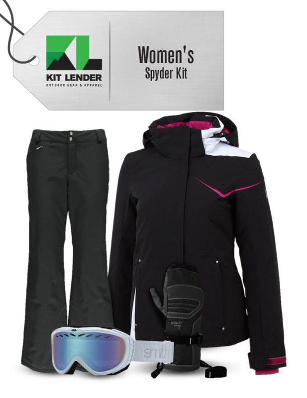 **SOLD** [Complete Outerwear KIT] - Womens - Spyder (Black | Amp)