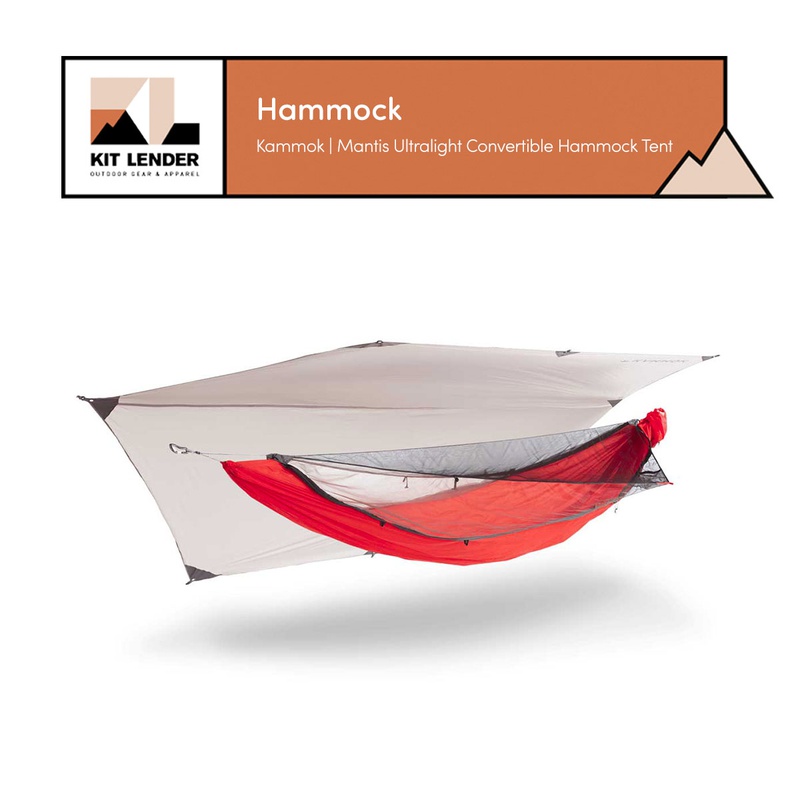 Hammock] - Kammok (Mantis Ultralight | Convertible Hammock Tent