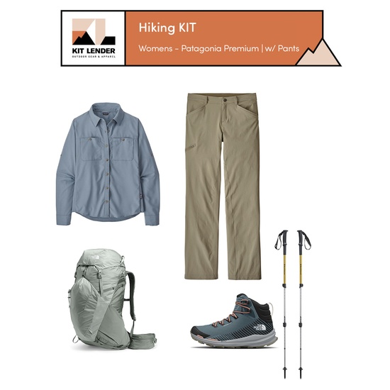 **REMOVED**[Hiking KIT] - Womens - Patagonia (Premium | w/ Pants)